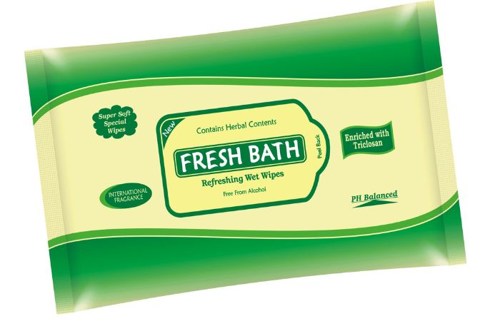Fresh Bath Wet Wipes